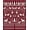 Burgundy, Pattern 1, variant on ODIKA 4'x6' Machine Washable Non-Slip Area Rug, Heritage Prancing Joyful Celebration Passage Covering High Traffic Rug, Red, 638959