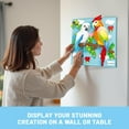 thumbnail image 6 of Parrot Bird Animal 3D Wall Art Micro Mini Building Blocks Set for Adults, Unique Home Wall Decor or Table Display, No Compatible with Lego, Ideal Birthday Christmas Toy Gift for Teens (1700 PCS), 6 of 6