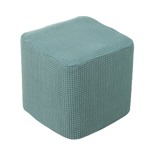 Reposapiés de poliéster con funda cuadrada Tejido Jacquard para Sunnimix Funda otomana de 1 pieza