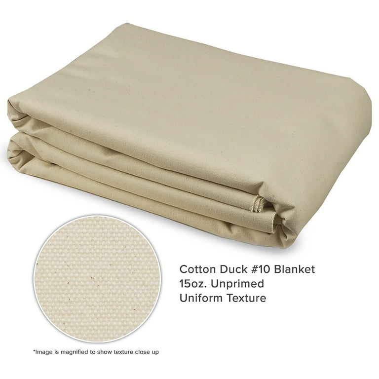 Creative Mark Unprimed Cotton Duck Deluxe Canvas Blankets Large