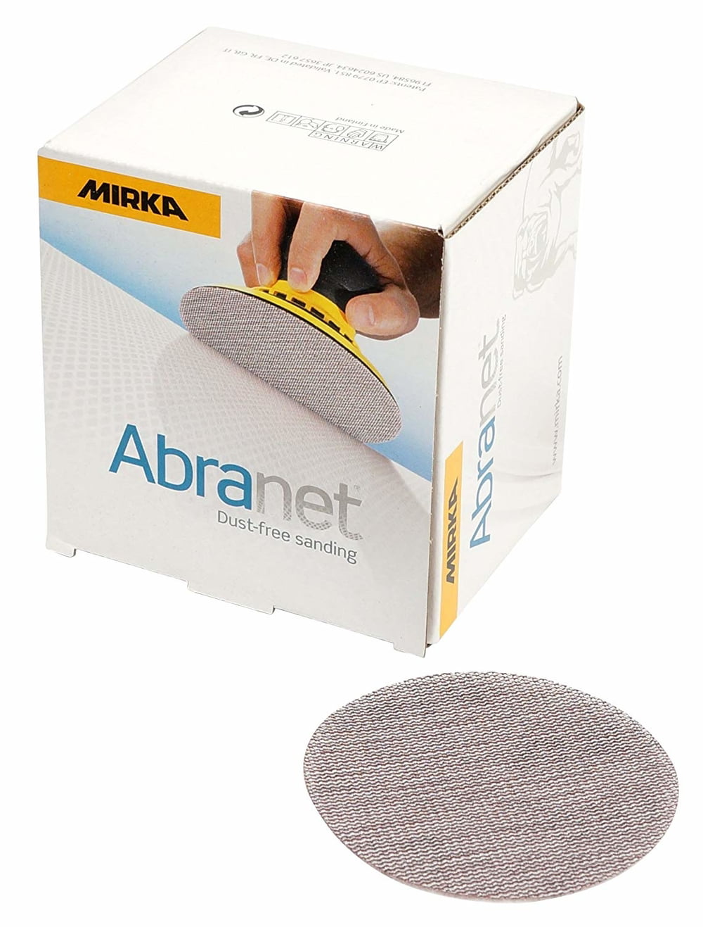 Mirka  Abranet 5” Disc Abranet Dust Free Grip P120 box Of 50 New In Box.