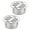 B, variant on 2pcs Modern Round Shower Floor Drain with Middle Drainages and Hair Trap Features Easy Maintenance and Easy Installion