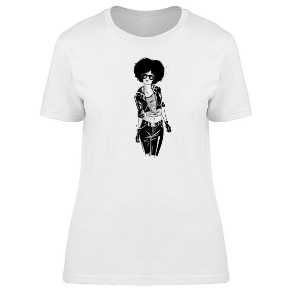 Afro Fashion Girl Tee Women's -Image by Shutterstock