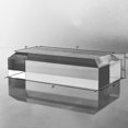 thumbnail image 5 of CiaoHER 2in Thickness Beveled Solid Acrylic Display Block Clear Polished Pedestal Stand Riser Solid Base (4x8), 5 of 5