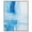 Silver Frame, variant on Seraphic Blues II Canvas Digital Abstract by Art Remedy, Gallery Wrapped, 16 x 20