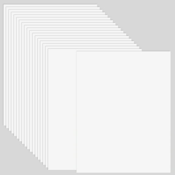 White Cardstock Paper, 100 Sheets 8.5 x 11 65lb 180gsm Thick Card Stock, Heavy Cardstock for Printer, Resume, Scrapbooks, Art, Crafts, Business Cards, Watercolor Painting, Stenciling