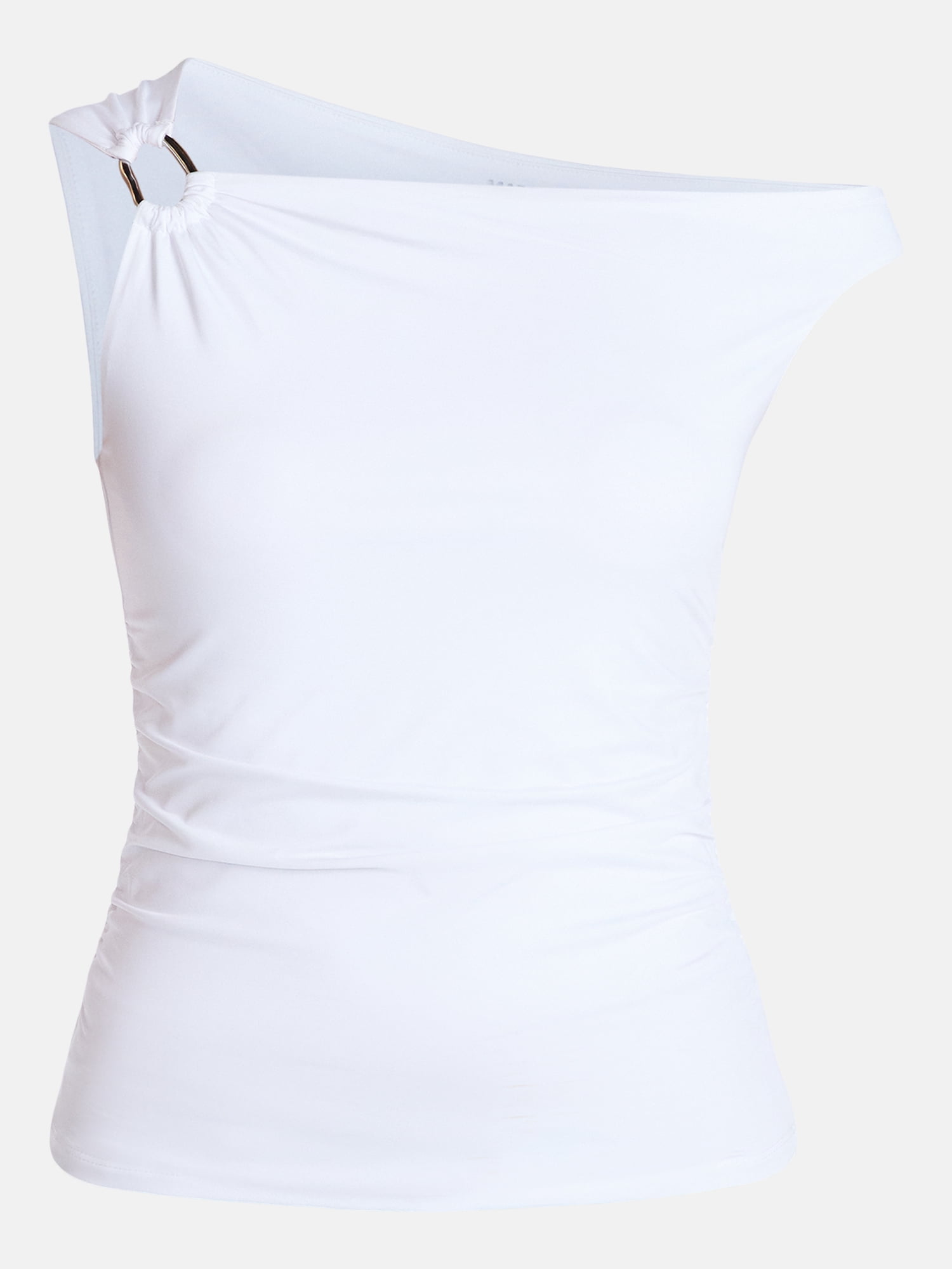 Madden NYC Women's Sleeveless Ruched Top, Sizes XXS-XXL