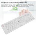 thumbnail image 3 of MYKOMI Ultra Slim BT Keyboard, Foldable Bluetooth Keyboard 67 Keys Portable Wireless with Stand for Android Phone Tablet Laptop, Palm Size, Fast Connection, 3 of 9