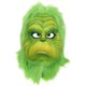 thumbnail image 1 of Christmas Green Santa Mask, Halloween Latex Mask, Christmas Cosplay Costume, Universal Size Fits Adults And Kids, 1 of 5