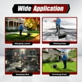 thumbnail image 5 of 52CC 1.7kw / 2.3hp Gas Powered Brush Broom Sweeper 6500-8500rpm 1-Cylinder, 2-Stroke Handheld Driveway Cleaning Turf Lawn Grass  Used to Sweep Snow, Leaves, Soil, Mud, 5 of 16