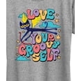 thumbnail image 3 of Pete The Cat - Love Yourself - Women's Short Sleeve Graphic T-Shirt, 3 of 6