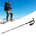 thumbnail image 4 of YAHHU Trekking Pole Hiking Walking Stick 5 Fold Curved Handle Ultra Light for Outdoor Activity Black Aluminum Alloy 11.8 inches / 30 cm Portable Pole[cite: 1], 4 of 9