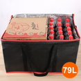 thumbnail image 3 of Bolsa aislante para entrega de alimentos para comidas frías y calientes, bolsa aislante XXX-grande para catering/puerta, calentador de pizza, bolsas de comestibles, bolsa más fresca, 3 of 5