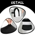 thumbnail image 3 of Toilet Lid Cover and Toilet Tank Cover, Machine Washable Seat Covers, Stretch Toilet Covers Set (Black), 3 of 6