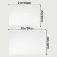 thumbnail image 7 of Unique Bargains Washable Textured Cotton Bath Rug Water Absorbent Mat Beige 16" x 24", 7 of 7