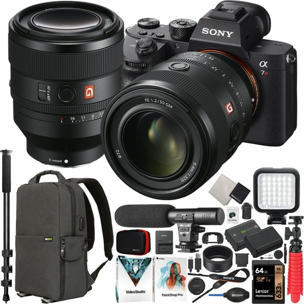 Sony a7R III Mirrorless Full Frame Camera Body + 50mm F1.2 GM G Master FE Large Aperture Lens