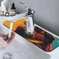 thumbnail image 7 of Sikiie Watercolor Glasses Guinea Pig Splash Guard for Sink Faucet-1 PC Super Absorbent Fast Drying Mat Sink Gadgets-Splash Guard for Kitchen, Sink Mat, 7 of 7