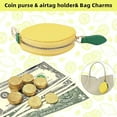 thumbnail image 4 of Fruit Coin Purse Bag Charm 2-Pack Mini Coin Purse Keychain Bag Charms for Handbag Wallet Airtag Charm Gifts Girl, 4 of 7