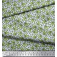 thumbnail image 3 of Soimoi Polyester Crepe Fabric Chestnut Leaves Print Sewing Fabric Yard 52 Inch Wide, 3 of 3