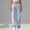 Navy women wide leg pants a1, variant on Cagogo Women Wide Leg Elastic Waist Pants Flowy Striped Casual Lounge Long Pants Loose Comfortable for Vacation Travel Beachwear, Blue S