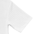 thumbnail image 7 of AHTJRT Men's Lightweight Textured Waffle Knit Short Sleeve Crew Neck Summer T-Shirt White XL, 7 of 7