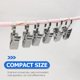 thumbnail image 4 of 100 piezas de clips para cortinas con ganchos para colgar cortinas, clips para cortinas de ducha con ganchos, 4 of 5