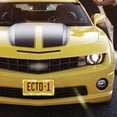 thumbnail image 4 of Aluminum License Plate Frame 2 Pack Car Exterior Accessory Car Tag Holder for Front Rear Plates Cars Decor Yellow and White Checkered Squares, 4 of 7