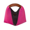 thumbnail image 2 of Diseñador Bolsos Hobos Slouchy Bolso Hombro Gran Capacidad para Mujer (rosa) Rojo, 2 of 5