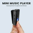 thumbnail image 2 of Lecteur MP3 avec Pince 1,5 Po Bluetooth 5.4 Lecteur de Musique avec Radio FM, Carte TF 8G, 2 of 8