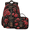 Color 5, variant on Jiaoprinted Hearts Backpack and Insulated Lunch Box Set, Multi‑Pocket Daypack with Detachable Insulated Lunch Tote for Travel Work Outdoor, Colorful