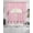 pink, variant on Christmas Snowman Swag Kitchen Curtains Sets for Windows 24 Inch Length, Winter Xmas Trees Snowflakes Red Short Window Curtain Panels Swags Valances and Tiers 3 Piece Set for Cafe/Dining Room