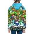 thumbnail image 4 of Plants Vs Zombies Hoodie 3D Print Pullover Hooded Long Sleeve Sweatshirts Tops Blouse with Pocket, 4 of 6