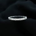 thumbnail image 3 of Rosec Jewels Lab Created Diamond Eternity Ring - Ef-VS Quality Diamond Eternity Stacking Ring - Valentines Day Gift, 18K White Gold, US 4.50, 3 of 9