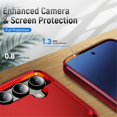 thumbnail image 6 of For Samsung Galaxy A35 / A55 Case Shockproof Rugged Full Body Protection Heavy Duty Dust/Drop Proof Cover Case​,Red,For Galaxy A35/A55 (5G), 6 of 7
