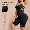 thumbnail image 6 of Athlemo Plus Size Womens Shapewear Mid-Thigh Bodysuit with Tummy Control,Body Shaper, 6 of 8