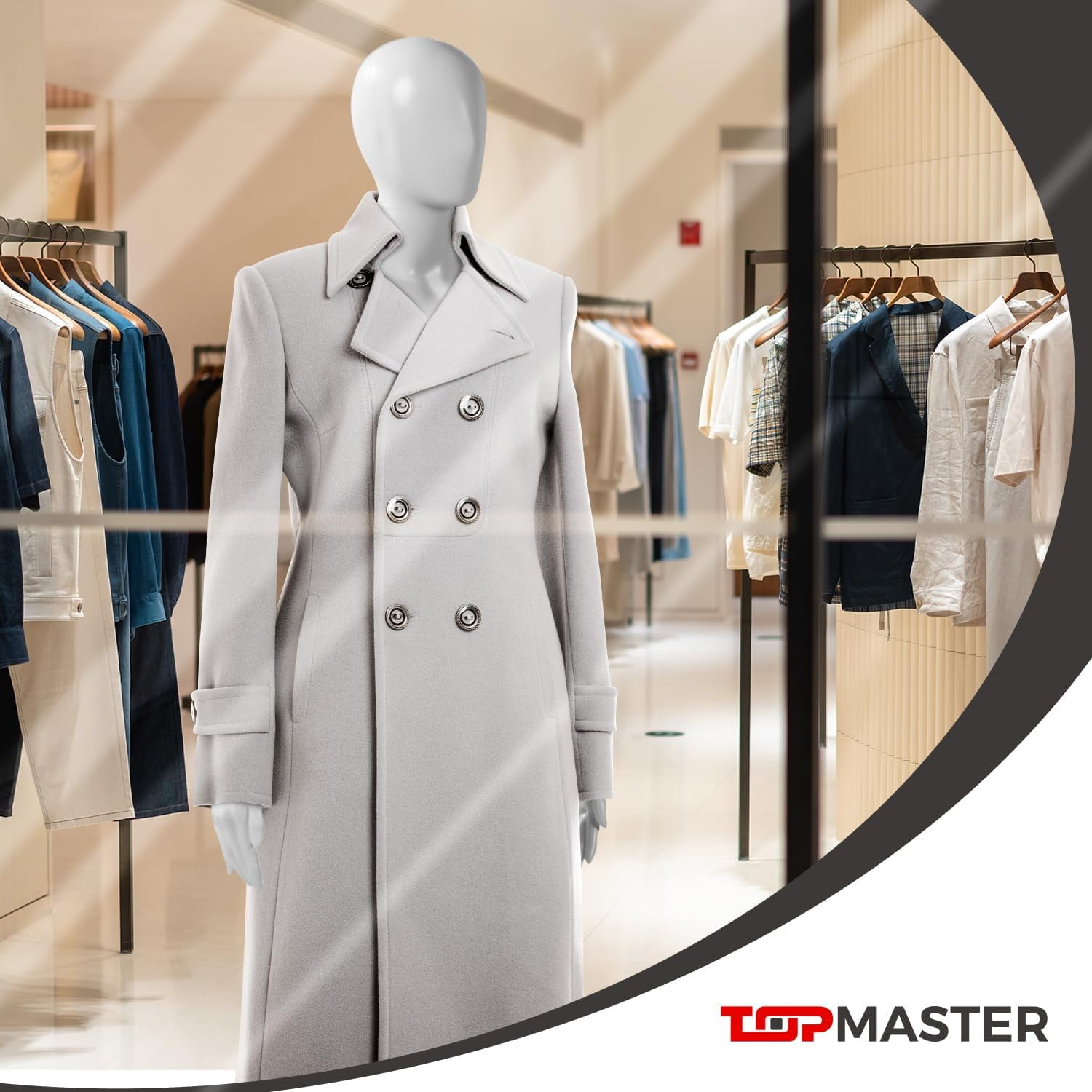 Female Form Mannequin - Versatile 360° Design, Easy Assemble, Full Body Dress Form Female Mannequin with Adjustable Posture, Turnable Head & Flexible Limbs - White