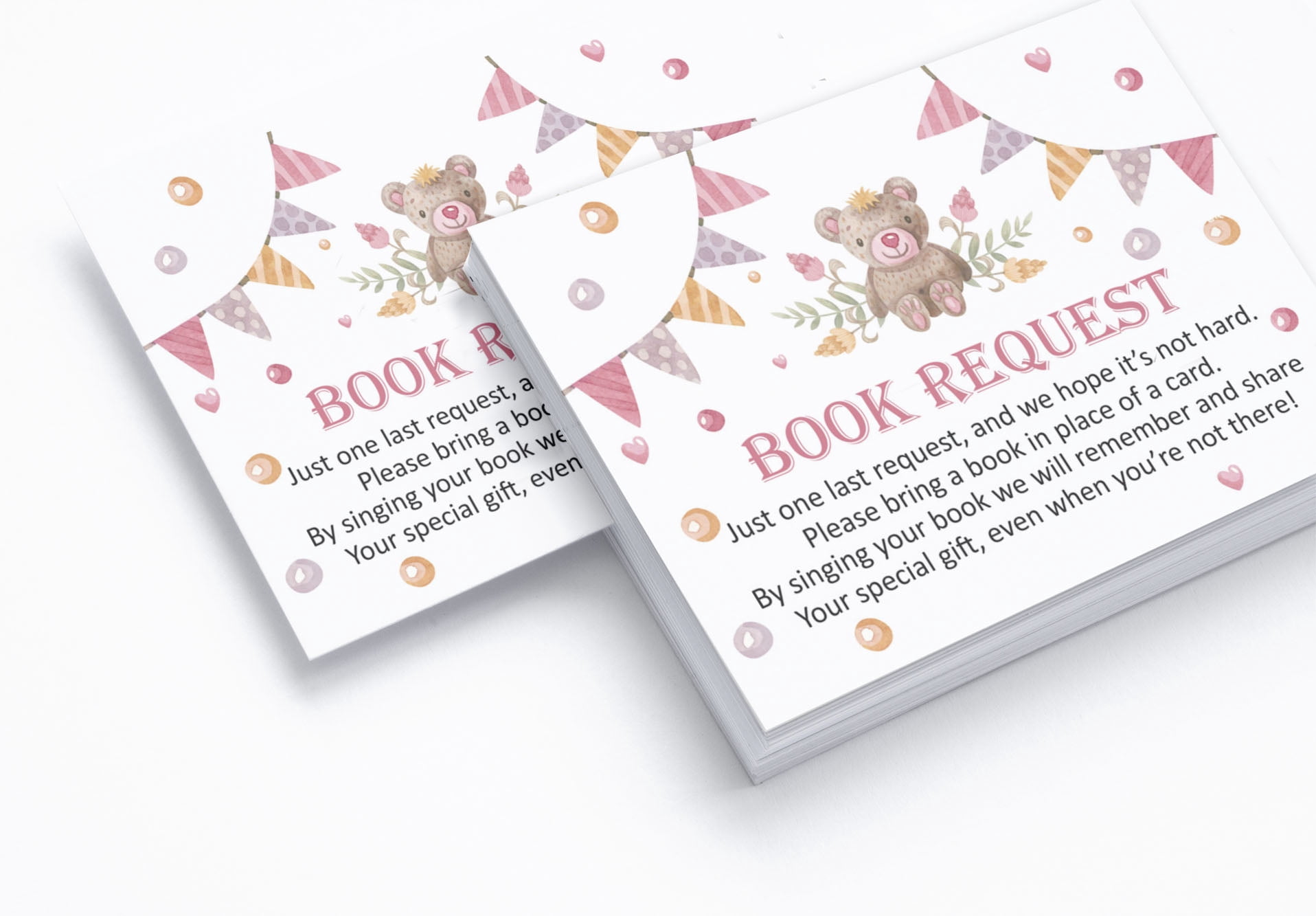 Inkdotpot Set Of 30Teddy Bear Baby Shower Invitations-Diaper Raffle Tickets And Baby Shower Book Request Cards Gender Neutral Invites Its A Boy Its A Girl