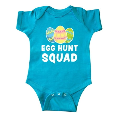 

Inktastic Egg Hunt Squad with Easter Eggs Gift Baby Boy or Baby Girl Bodysuit