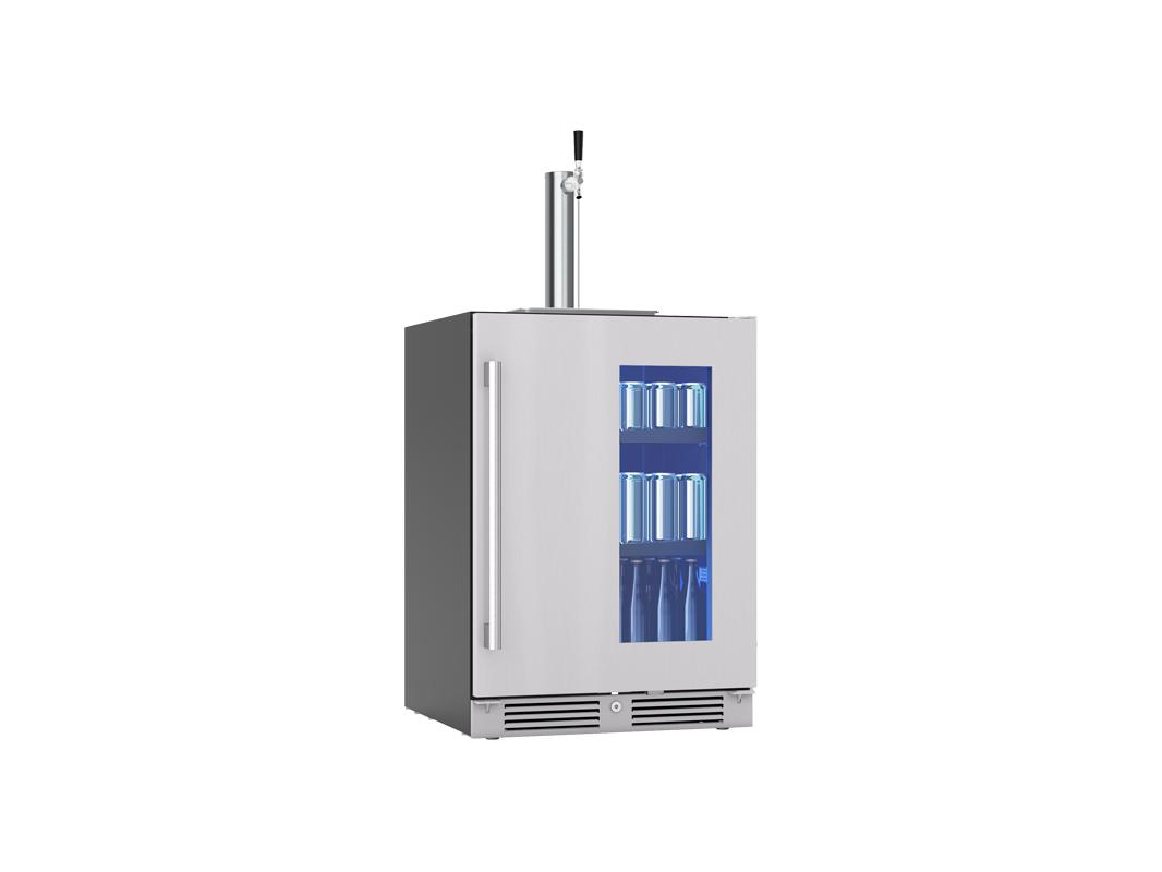 Zephyr Presrv PRKB24C01AG under-counter refrigeration|kegerator