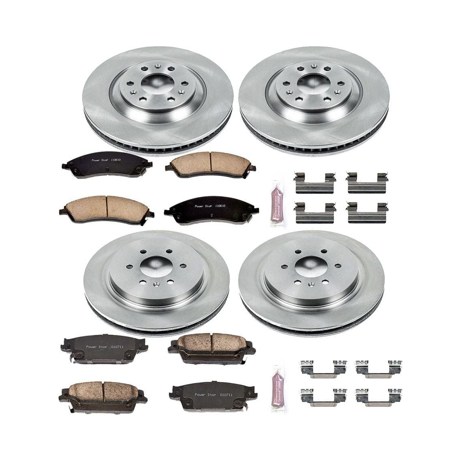 Autospecialty KOE4014 Stock Replacement Brake Kit - Front and Rear