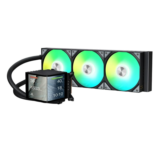 Enfriador AIO TRYX PANORAMA 360 ARGB 360 mm con AMOLED de 6,67 pulgadas