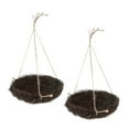 thumbnail image 1 of LOVIVER 2 Pcs Balançoire Perroquet Jouet à Mâcher Perruche Perruche Nid Hamac L, 1 of 8
