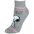 thumbnail image 4 of Textiel Trade  Peanuts Snoopy Sneaker Socks (3 Pair) (Women), 4 of 5