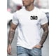 thumbnail image 1 of Fishing Pattern Logo Print Casual Crew Neck Short Sleeves For Men, Quick-drying Comfy Casual Summer T-Shirt For Daily Wear Work Out And Vacation Resorts, Casual Sporty Tee, Comfy Tee, 1 of 6