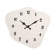 thumbnail image 4 of Reloj de nube, reloj estético, números arábigos de moda, práctico, creativo, Color blanco, 4 of 9