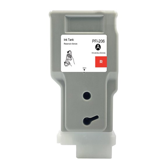 Compatible Canon PFI-206R 300ml Red Ink By Superink