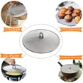 thumbnail image 3 of Grease Splatter Screen for Cooking - Skillet Cover Oil Shield Stainless Steel Mesh Sieve Pot Lid with Folding Handle, Filter Splash Guard for Kitchen (3 size Optional: Diameter 10,11.5,13 inch), 3 of 7