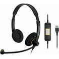 thumbnail image 2 of RHEA- Epos Sennheiser Impact Sc 60 Usb Ml Double-Sided Headset - Black (1000551), 2 of 4