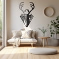 thumbnail image 4 of LaModaHome Rustic Deer Metal Wall Art, Forest Wildlife Scenery, Modern Cabin Decor, Stag Silhouette Home Accent, Outdoor Themed Interior DesignHome Decoration Gift -27.6"x44.1"/70x112cm, 4 of 5