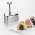 thumbnail image 2 of LQQBOX 1 PCS Stainless Steel Rice Ball Mold Rice Ball Sushi Mold DIY Nori Bag Sushi Tool (Triangle), 2 of 7